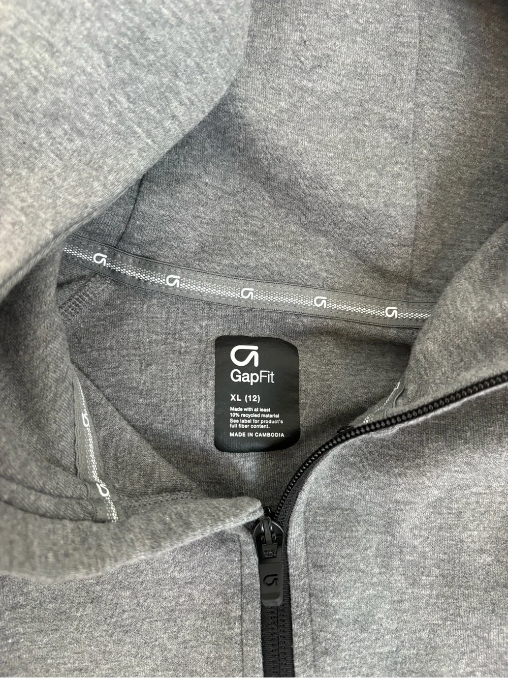 GAP Kids Gap Fit Heather Gray Zip Hoodie & Jogger Set